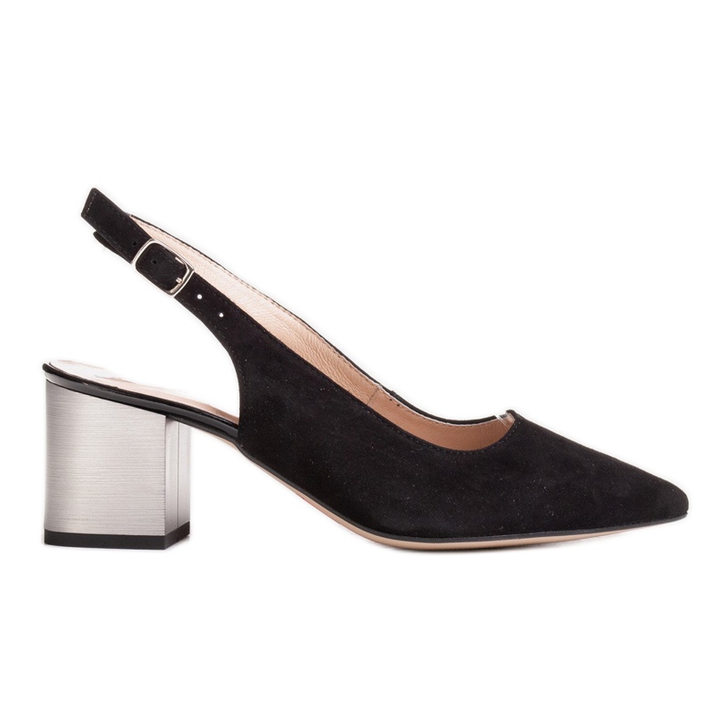 Marco Shoes Sandales noires 1191P à bride et boucle le noir