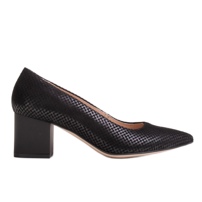 Marco Shoes Escarpins pour femmes Marco 1038P avec une semelle intérieure souple le noir