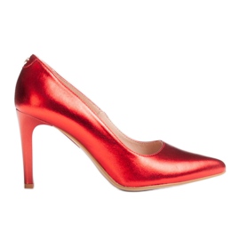 Marco Shoes Clous rouges 0500P de couleur brillante Marco Shoes Clous rouges 0500P de couleur brillante