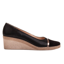 Marco Shoes Chaussures 1205P Marco sur le coin noir