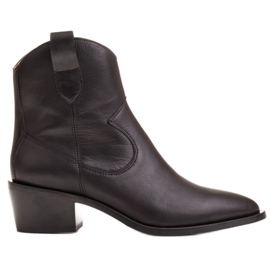 Marco Shoes Bottes de cowboy noires 1403B Marco