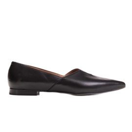 Marco Shoes Ballerines femme Marco 1285P noires à découpe