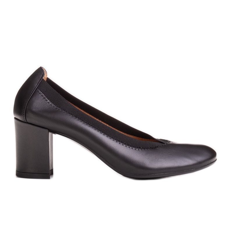 Marco Shoes Escarpins avec semelle intérieure confortable et tige en caoutchouc le noir