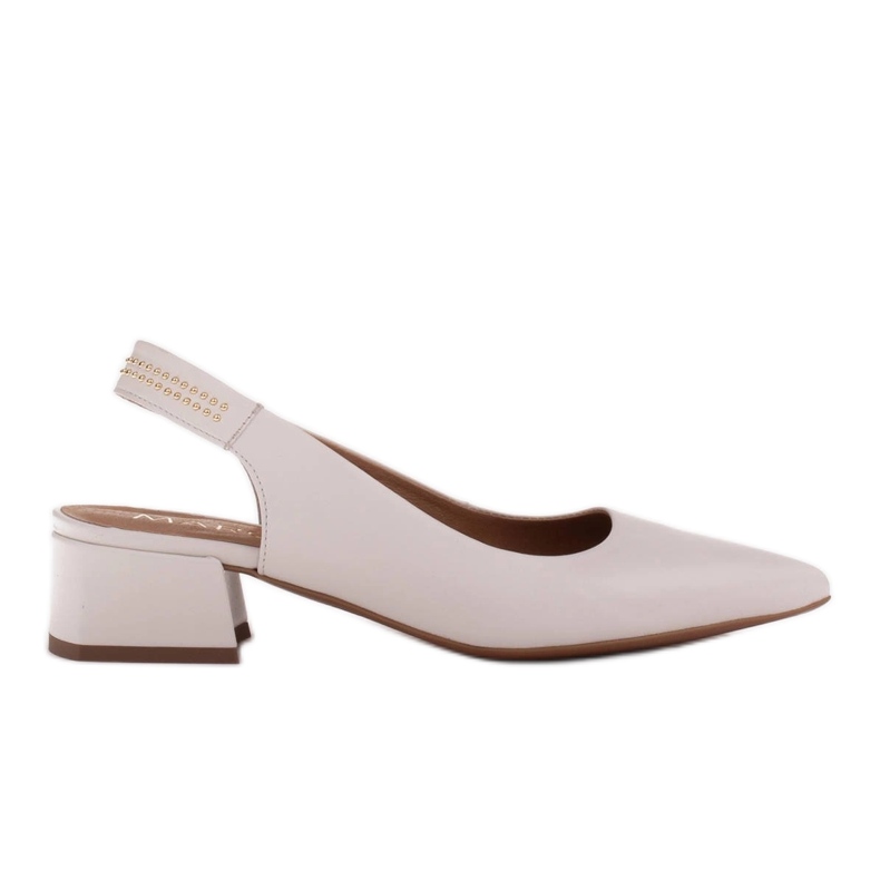 Marco Shoes Sandales blanches à jets