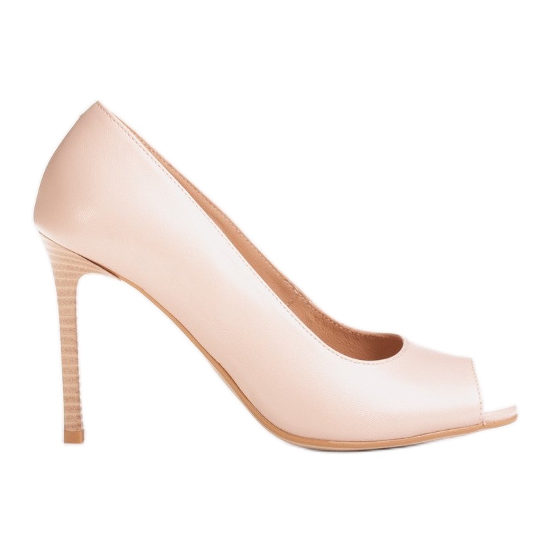 Marco Shoes 1581P sandales beiges sur talon haut