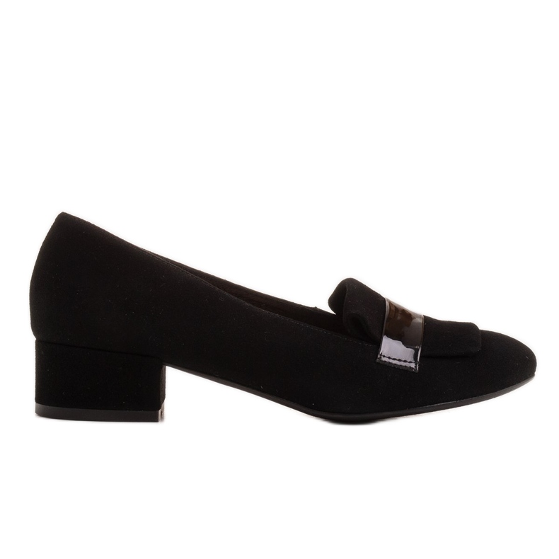 Radoskór Chaussures femmes noires classiques pour un pied plus large le noir
