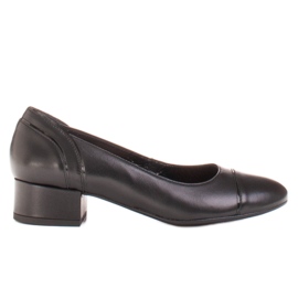 Radoskór Escarpins classiques noirs pour femmes pour un pied plus large