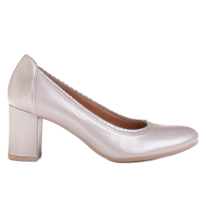 Radoskór Escarpins femme argentés pour un pied plus large gris Radoskór Escarpins femme argentés pour un pied plus large gris