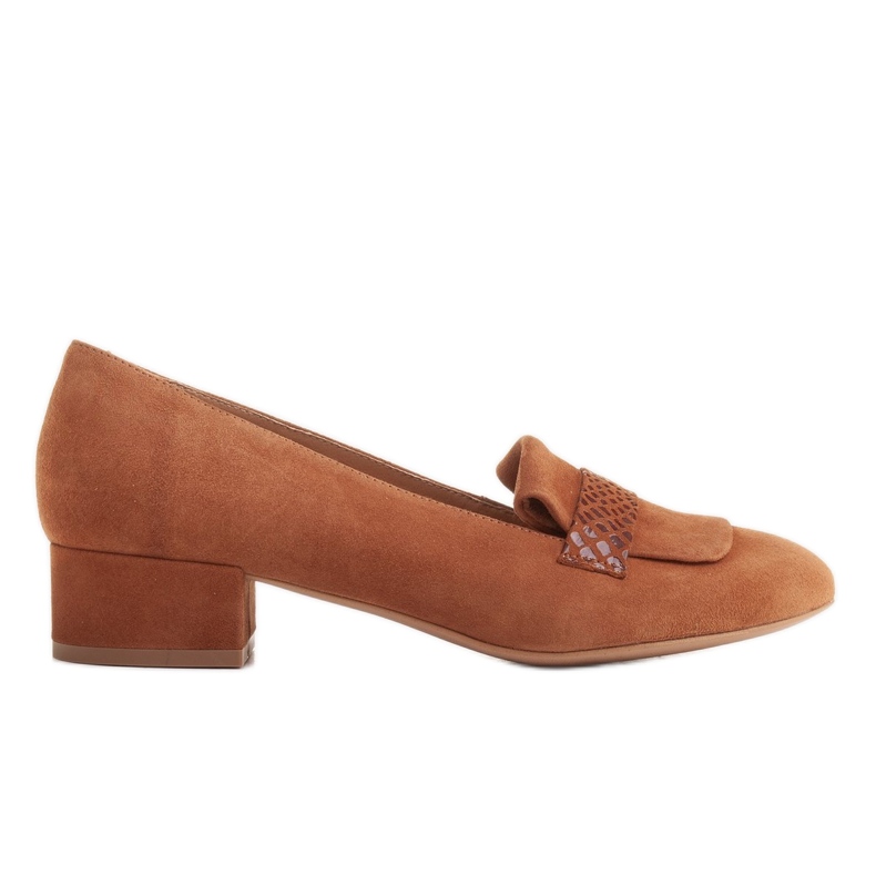 Radoskór Escarpins marron classiques pour femmes pour un pied plus large brun