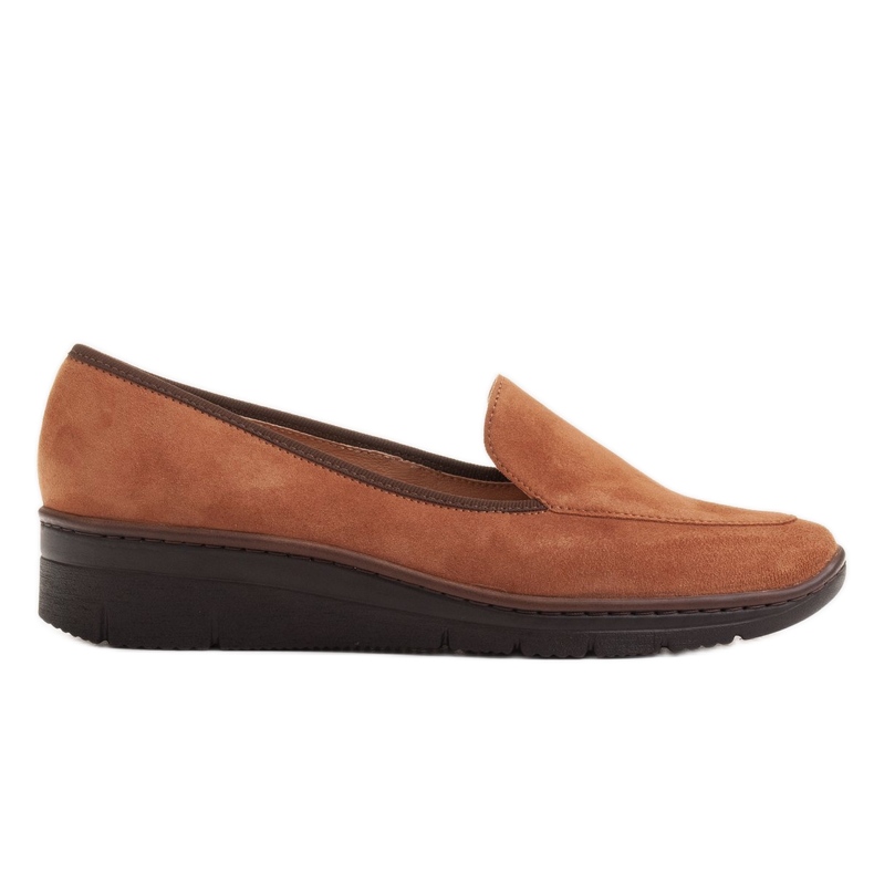 Radoskór Chaussures compensées basses confortables pour un pied plus large brun