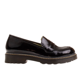 Marco Shoes Chaussures femme noires sur fond transparent épais
