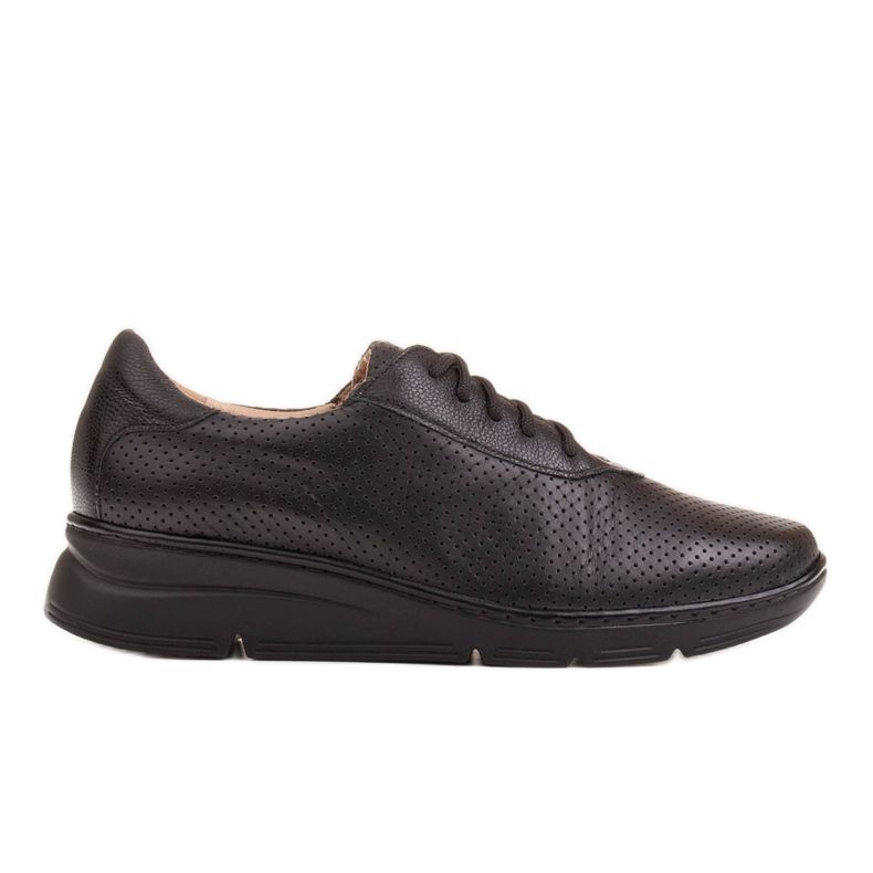 Radoskór Chaussures femme noires confortables pour un pied plus large le noir