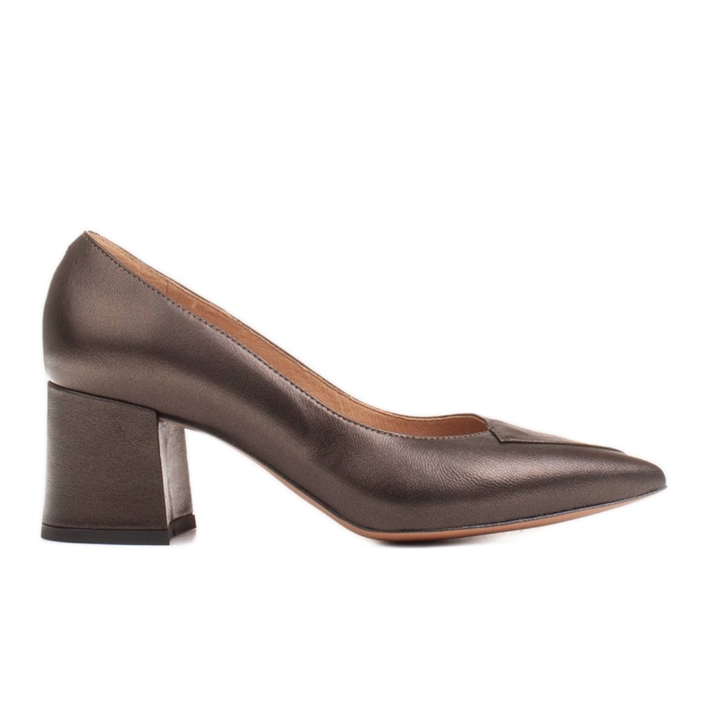 Marco Shoes Escarpins 1434P marron élégants pour femmes avec grain brun Marco Shoes Escarpins 1434P marron élégants pour femmes avec grain brun