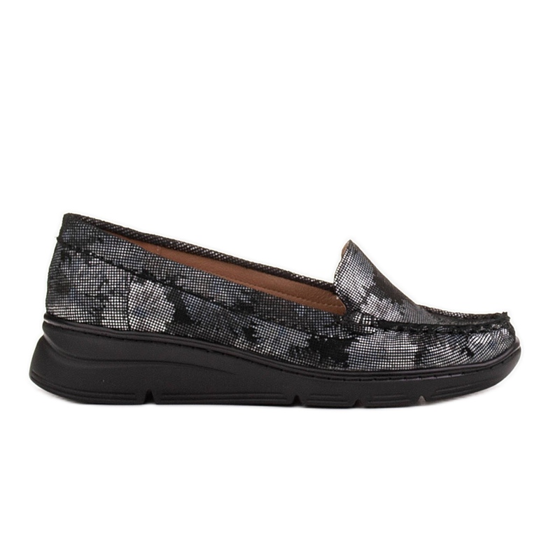 Radoskór Chaussures femme noires confortables pour un pied plus large le noir