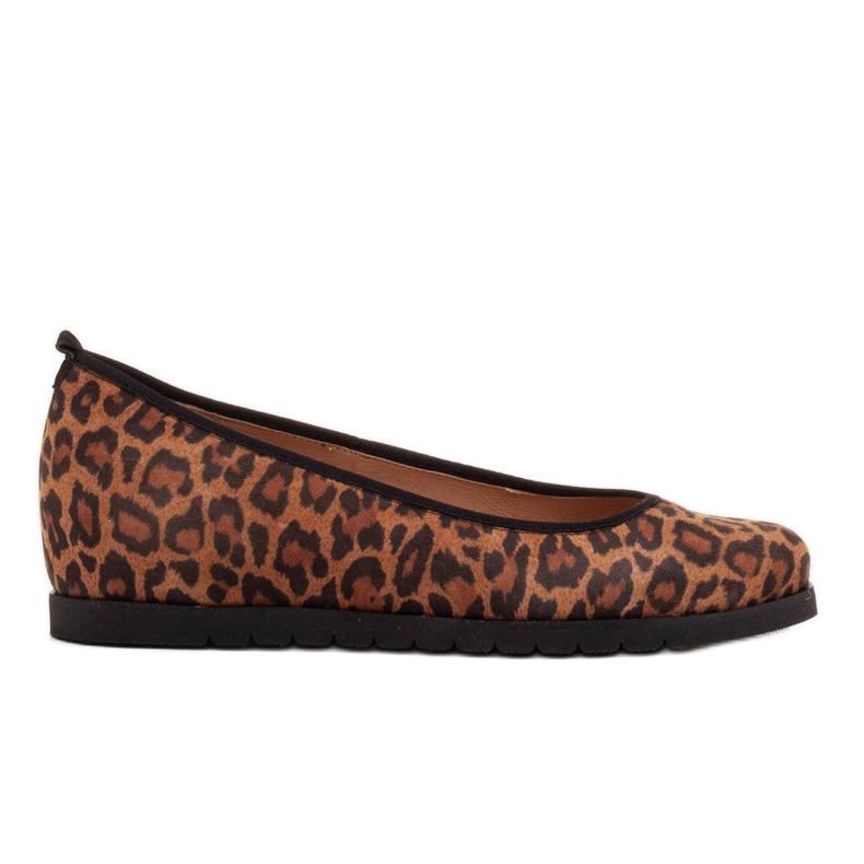 Marco Shoes Chaussures légères avec un dessous très doux et un gousset caché brun