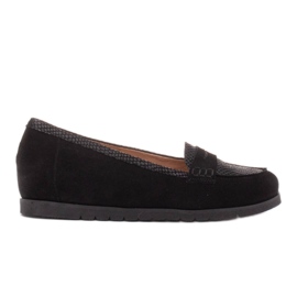 Marco Shoes Chaussures légères avec un dessous très doux et un gousset caché le noir