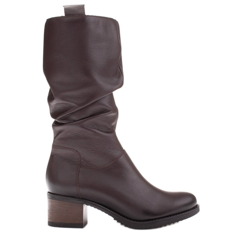 Marco Shoes Bottes en cuir 0812b-388-5 brun