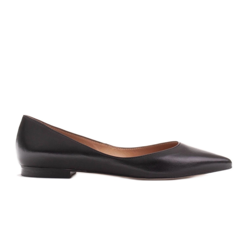 Marco Shoes Ballerines femme à pans bas le noir