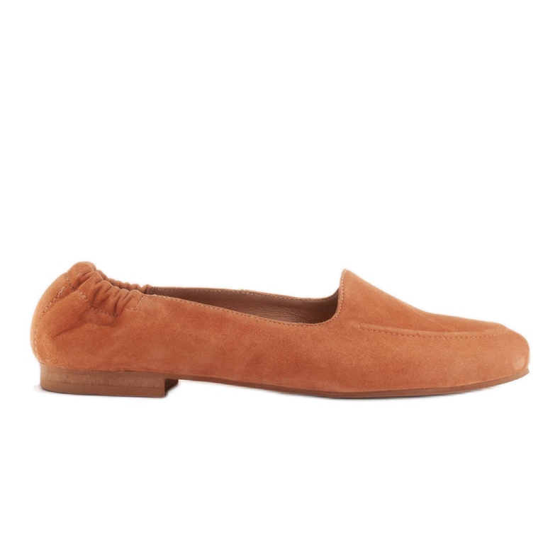 Marco Shoes Ballerines femme avec élastique sur la tige orange Marco Shoes Ballerines femme avec élastique sur la tige orange