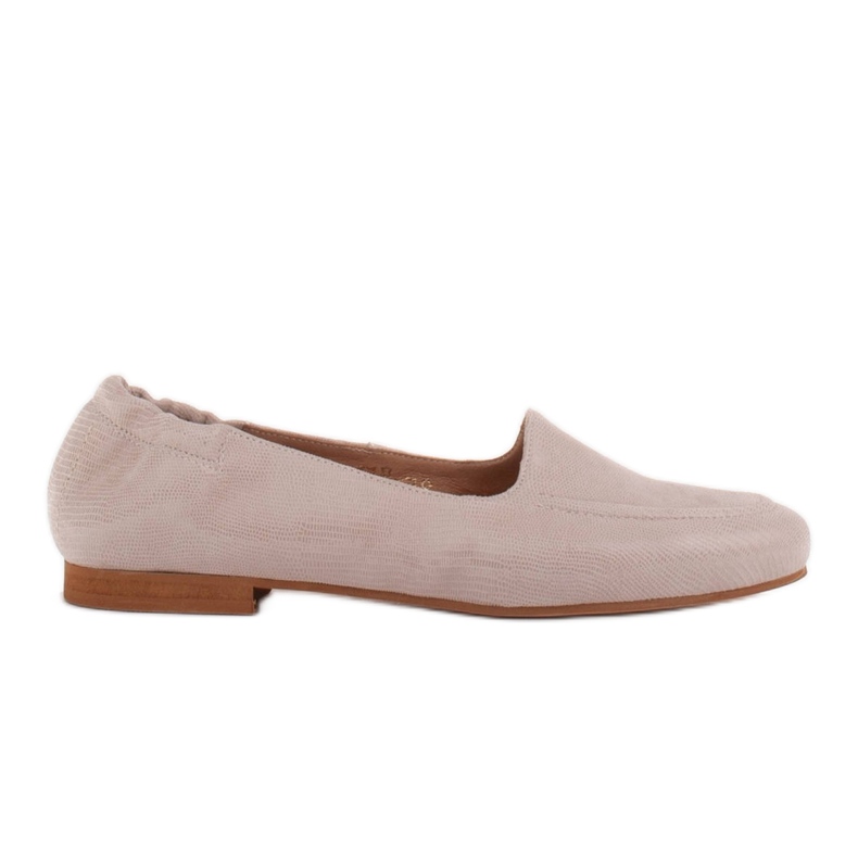 Marco Shoes Ballerines femme avec élastique sur la tige beige Marco Shoes Ballerines femme avec élastique sur la tige beige