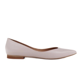 Marco Shoes Ballerines femme à pans bas blanc multicolore
