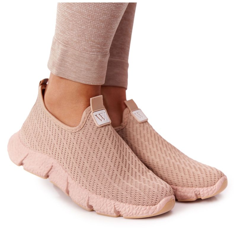 Chaussures Sport Femme Slip-on Beige Marathon kaki