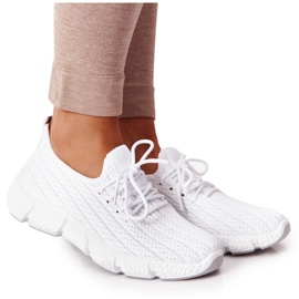 Chaussures de sport femme Baskets Blanc Training blanche