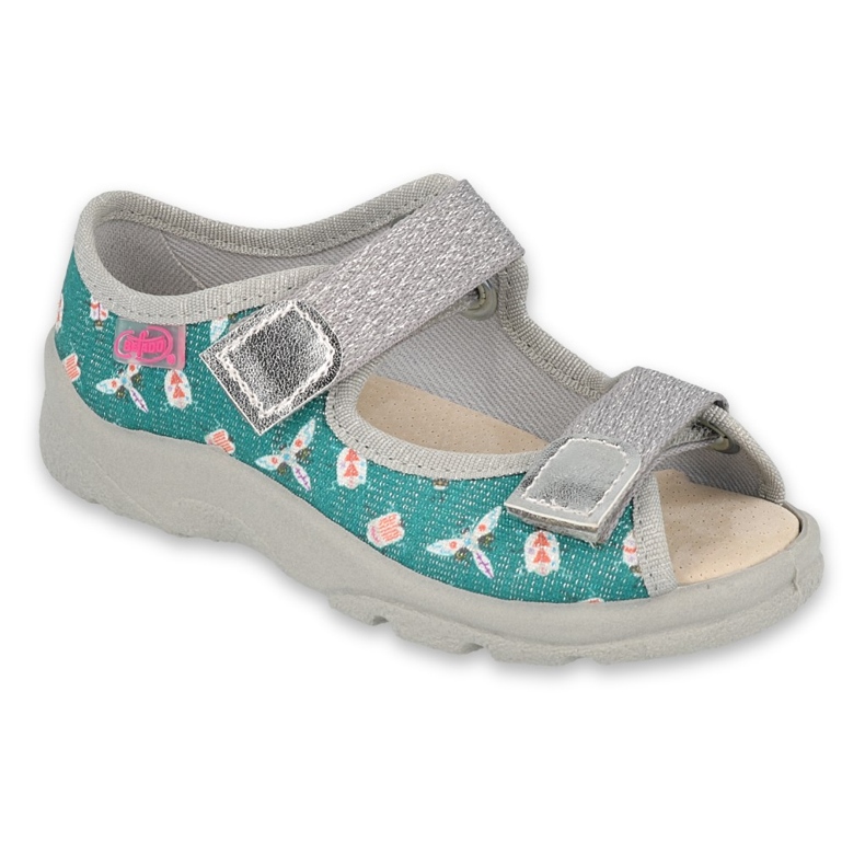 Chaussures enfant Befado 869X166 gris vert