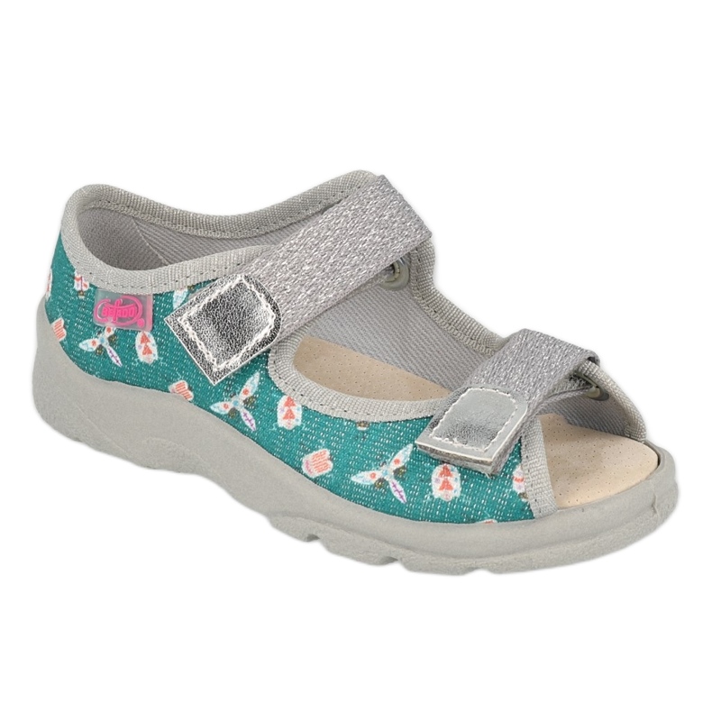 Chaussures pour enfants Befado 869Y166 gris vert