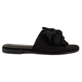 Seastar Pantoufles Élégantes Noires