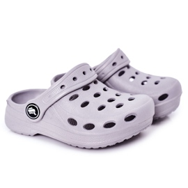 Chaussons Enfant Mousse Kroks Gris Lucas Chaussons Enfant Mousse Kroks Gris Lucas
