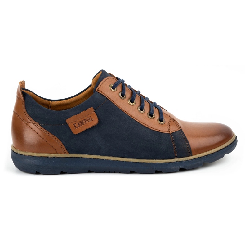 Kampol Chaussures décontractées pour hommes marron 61 brun