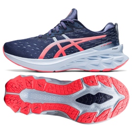 Asics Novablast 2 W 1012B049 400 chaussures de course bleu