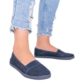 Baskets Vicky Slip On bleu marine