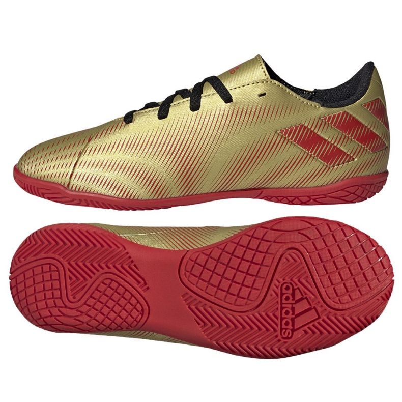 Chaussures de football Adidas Nemeziz Messi.4 In Jr FY0811 d'or d'or Chaussures de football Adidas Nemeziz Messi.4 In Jr FY0811 d'or d'or