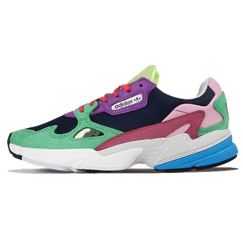 Chaussures Adidas Originals Falcon W CG6211 rose multicolore vert