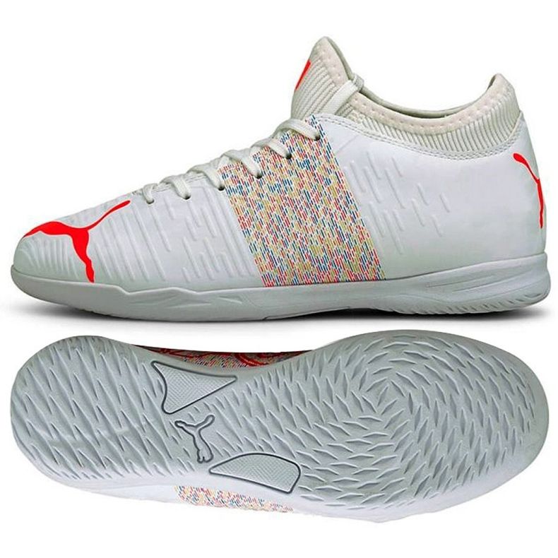 Chaussures de foot Puma Future Z 4.1 It Jr 106404 03 blanche blanche