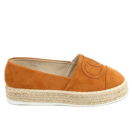 Espadrilles camel T379P Camel brun