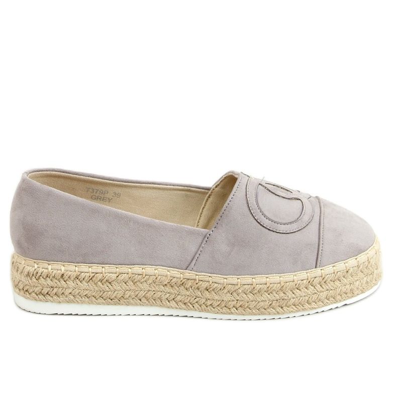 Espadrilles Grises T379P Gris