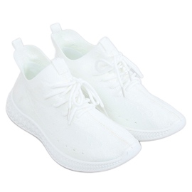 Blanc PC01 Chaussettes blanches chaussures de sport Blanc PC01 Chaussettes blanches chaussures de sport