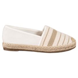 Ideal Shoes Espadrilles Avec Motif beige