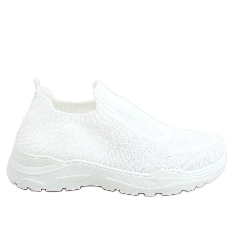 Blanc LA172P Chaussettes blanches chaussures de sport