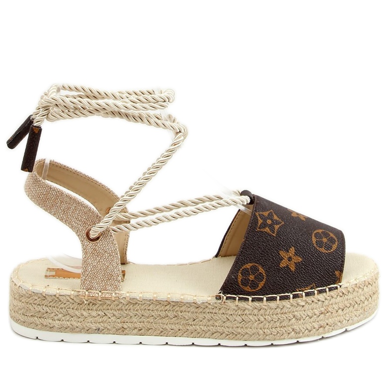 Espadrilles, sandales marron JH158 Camel brun Espadrilles, sandales marron JH158 Camel brun