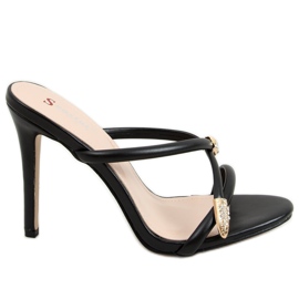 Black M311P Chaussons noirs sur épingle