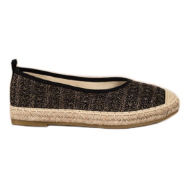 Kayla Espadrilles décontractées beige doré