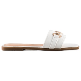 Seastar Chaussons Avec Décoration Dorée blanche Seastar Chaussons Avec Décoration Dorée blanche