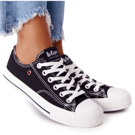 Lee Cooper LCW-21-31-0097L Noir Femmes Baskets blanc