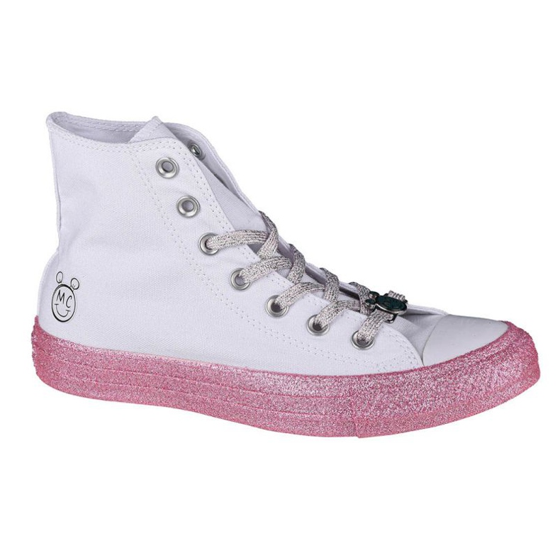 Converse X Miley Cyrus Chuck Taylor Hi All Star W 162239C blanche Converse X Miley Cyrus Chuck Taylor Hi All Star W 162239C blanche