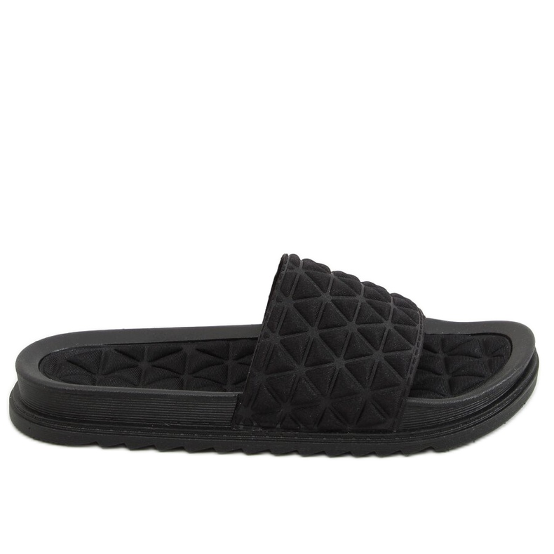 Chaussons noirs pour femmes 10-251 Noir le noir