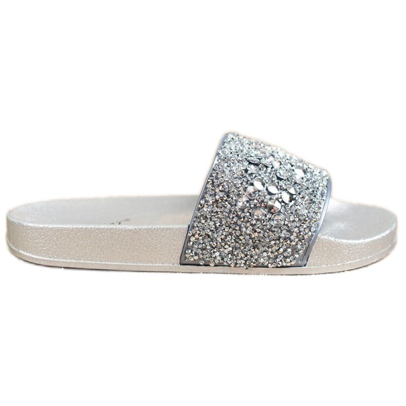 SHELOVET Pantoufles Avec Ornements gris SHELOVET Pantoufles Avec Ornements gris